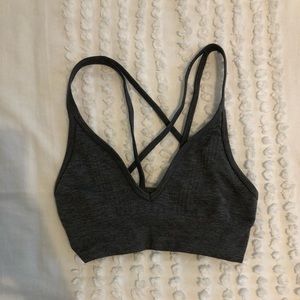 Lululemon grey sports bra